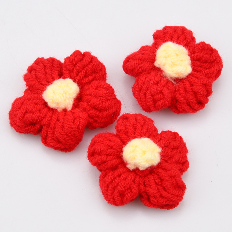 Handmade Crochet Five Petal Fl - đánh giá và giá Craft Embellishments