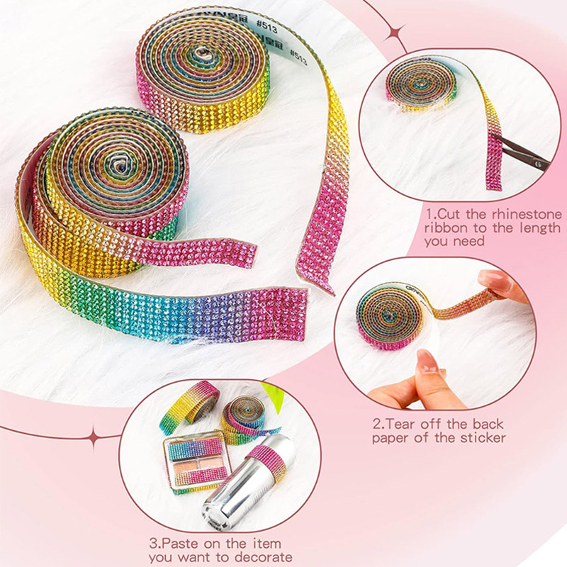 1Yard Self Adhesive Rhinestone - đánh giá và giá Hotfix Rhinestone Sheet