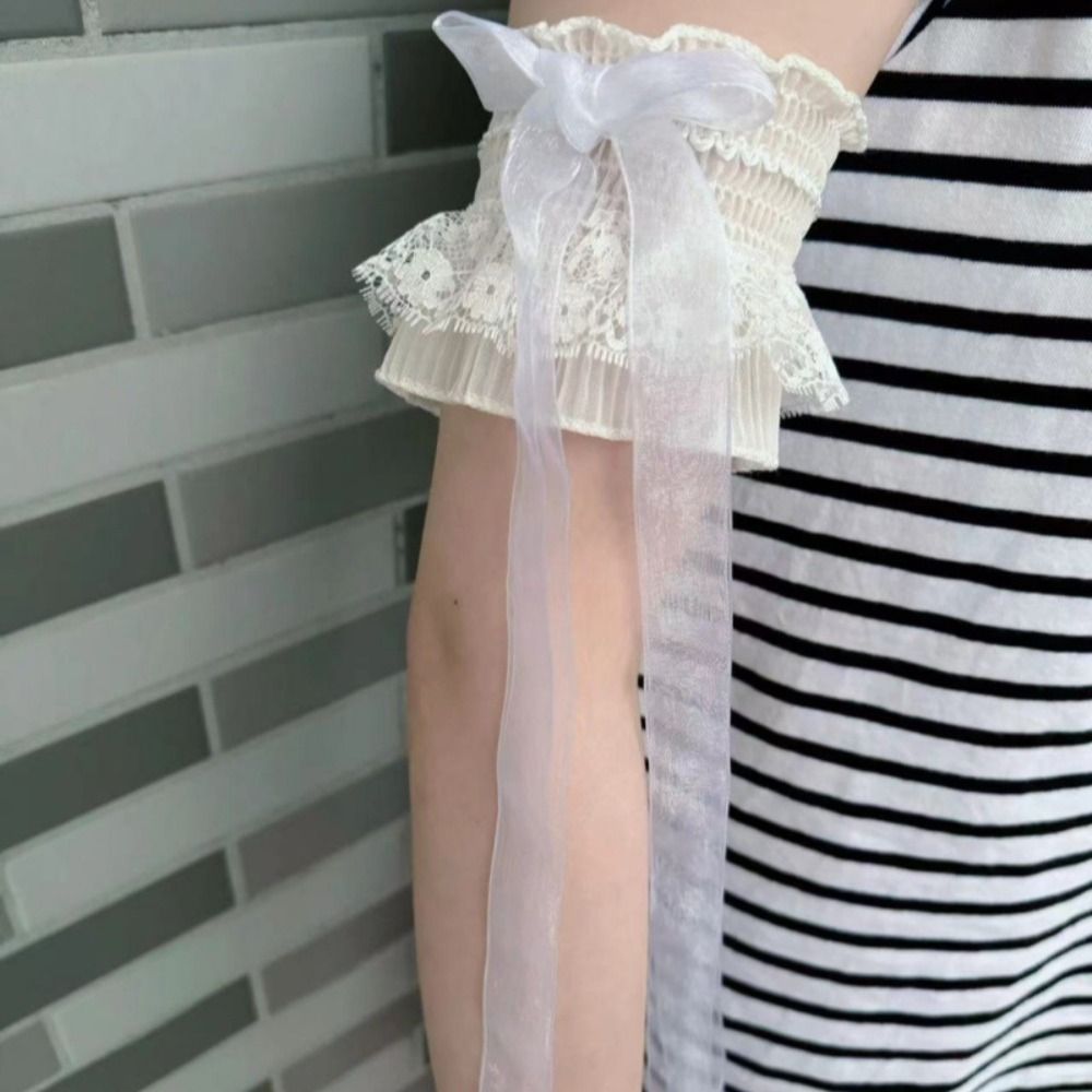 Fashion Lace Lolita Arm Sleeve - đánh giá và giá Lace Ribbon Trim