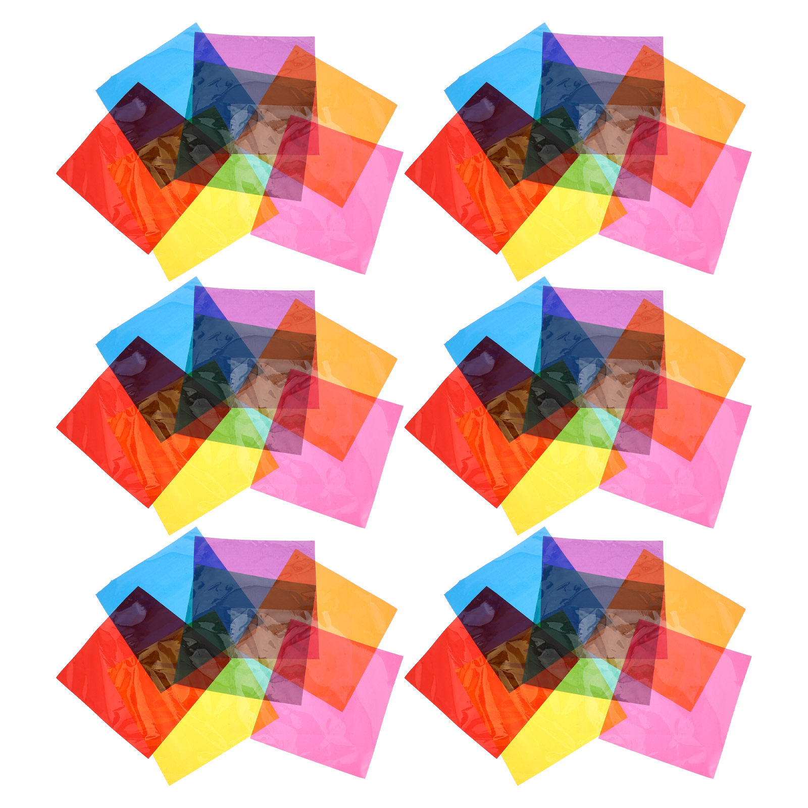 90Pcs Colored Cellophane Paper - đánh giá và giá Embellishment Crafts