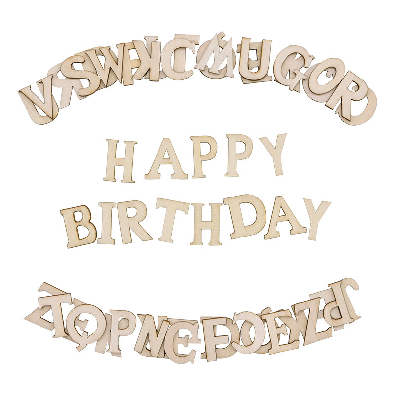 100pcs Letters Wooden Alphabet - đánh giá và giá Craft Embellishments