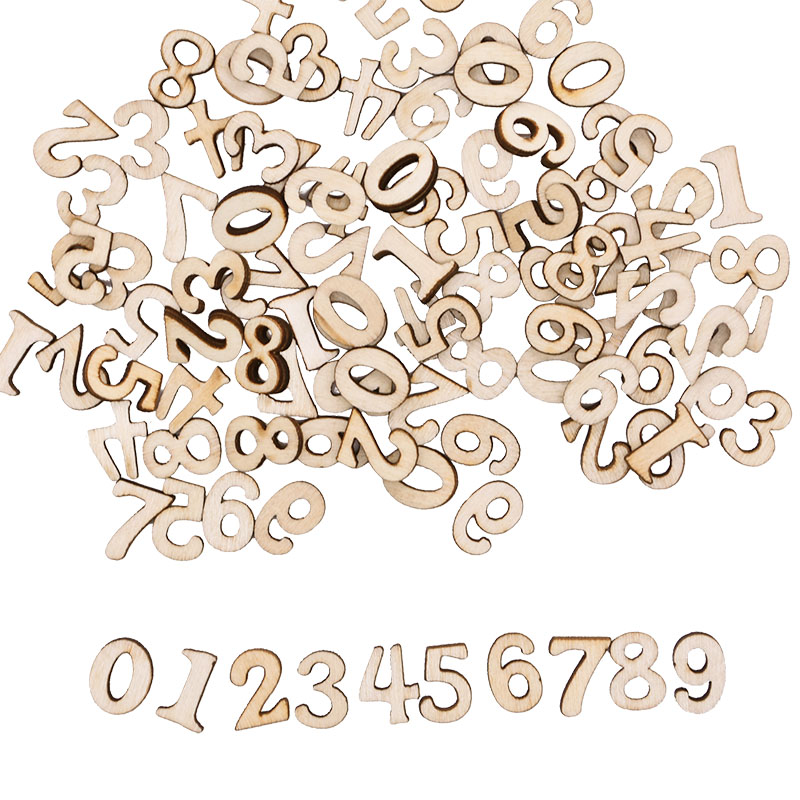 100pcs Letters Wooden Alphabet - đánh giá và giá Craft Embellishments