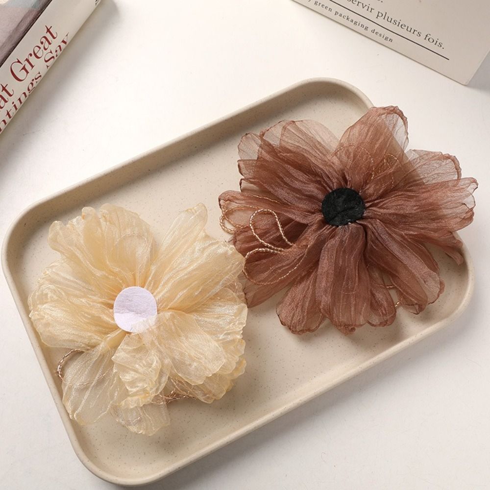 Organza Fabric Flower Patch Cr - đánh giá và giá Crystal Mesh Fabric