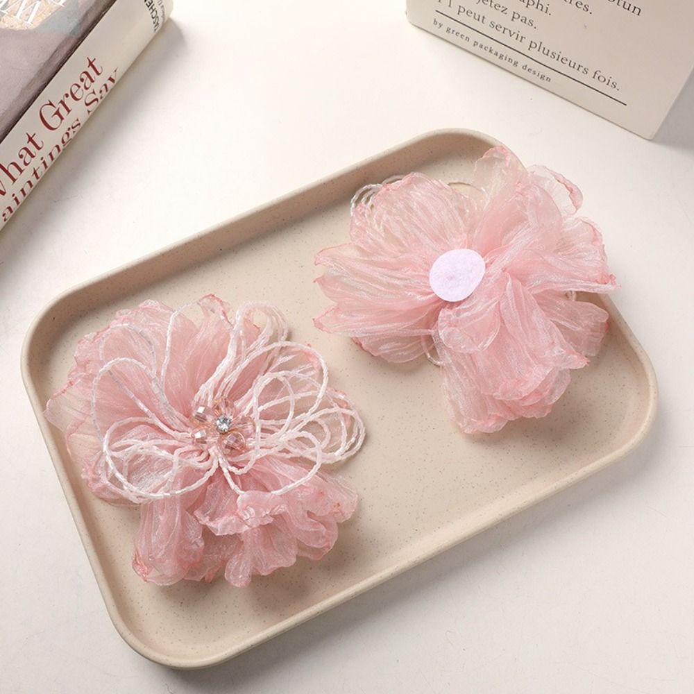 Organza Fabric Flower Patch Cr - đánh giá và giá Crystal Mesh Fabric