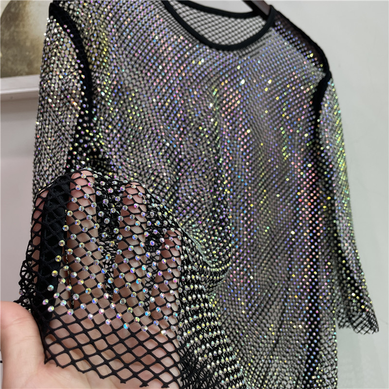 ColorShiny Diamonds  Electric  - đánh giá và giá Crystal Mesh Fabric