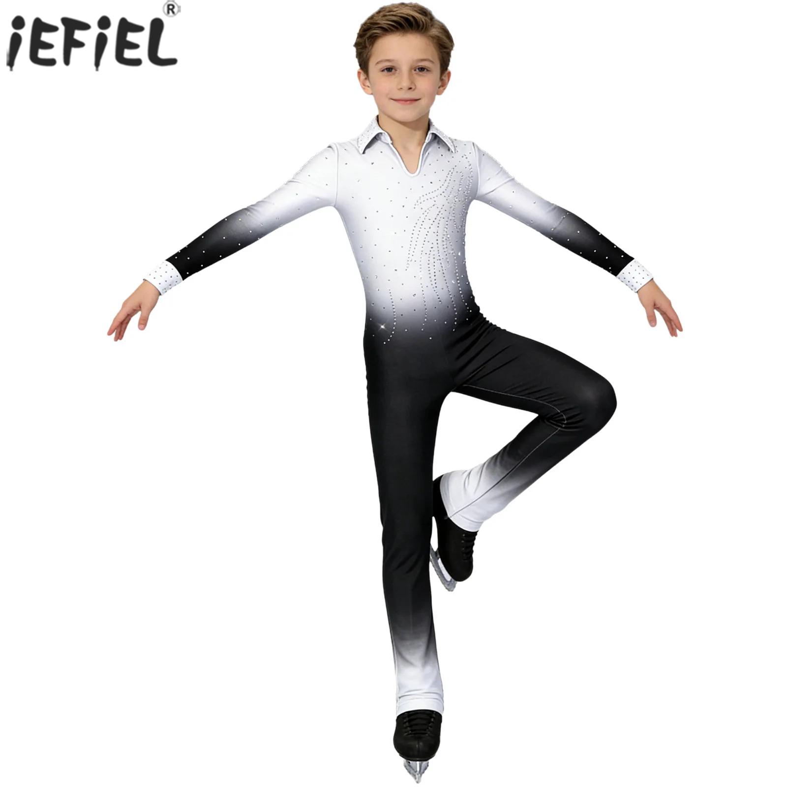 Kids Boys Figure Skating Dance - đánh giá và giá Rhinestone Banding Trim