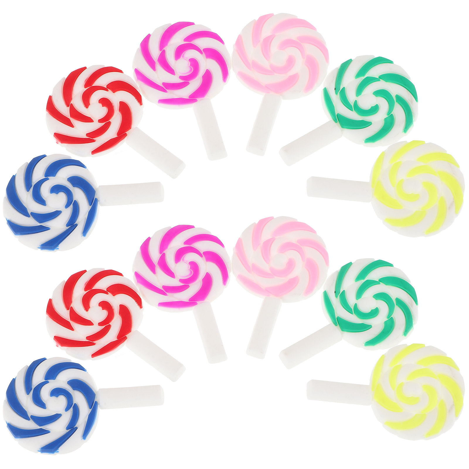 36Pcs Vibrant Rainbow Lollipop - đánh giá và giá Craft Embellishments